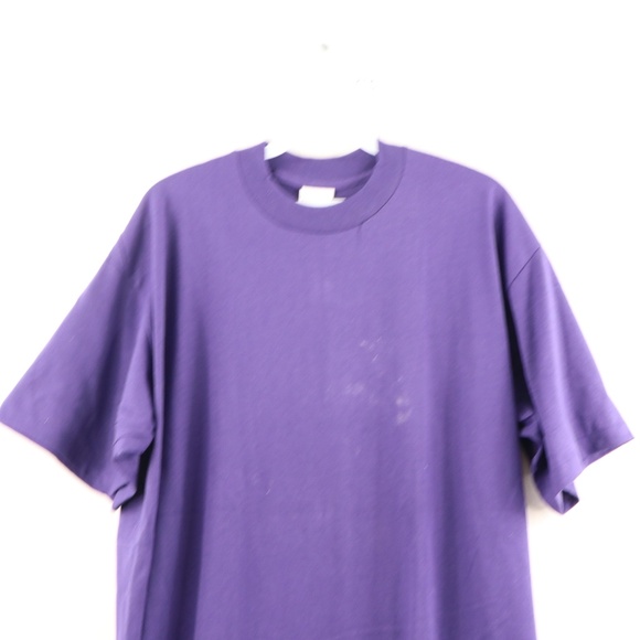 Vintage 90s Streetwear Distressed T Shirt Purple - Picture 2 of 8